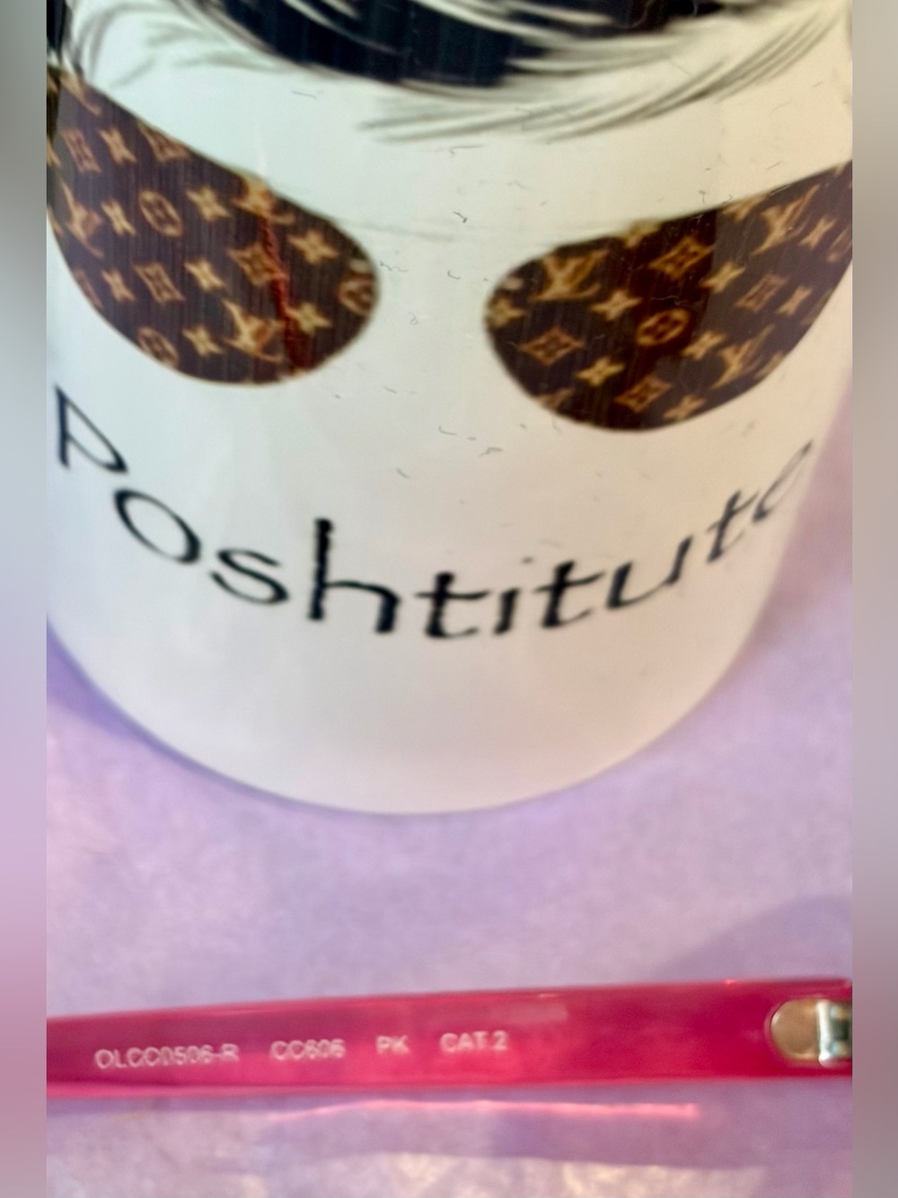 NIB POSHTITUTE 20oz Tumbler wi/cleaning brush & metal straw.Includes accessories - Picture 11 of 12